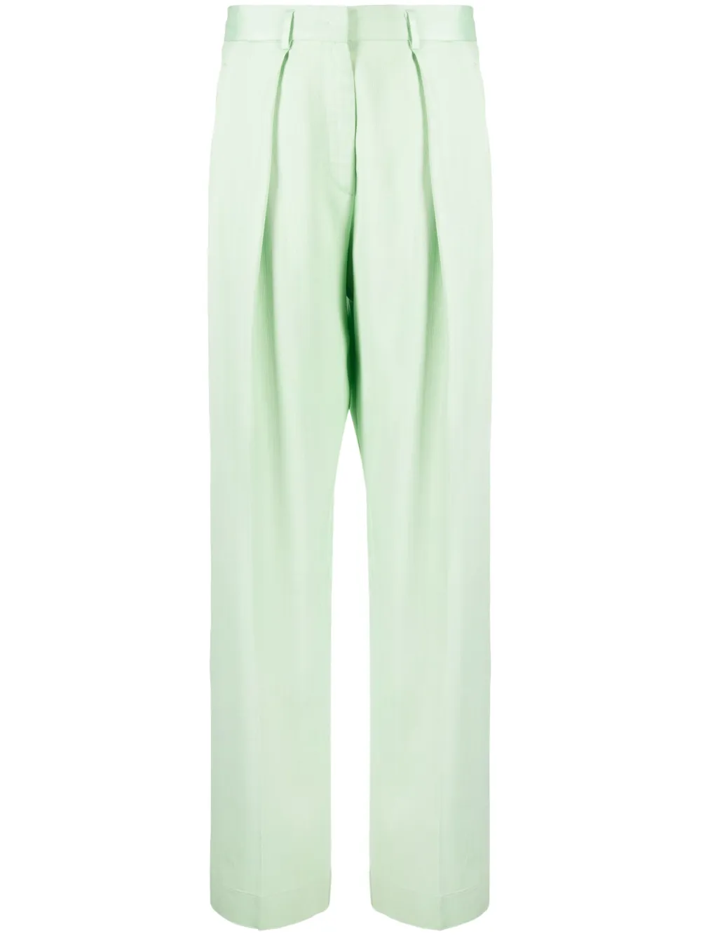 Широкие брюки со складками Forte Forte, зеленый
Широкие брюки со складками Forte Forte, зеленый