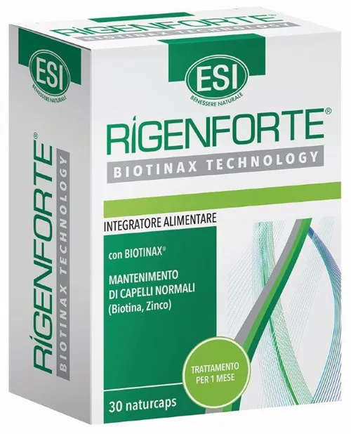 Esi Rigenforte Naturcaps Добавка для ногтей и волос, 30 капсул без глютена
Esi Rigenforte Naturcaps Добавка для ногтей и волос, 30 капсул без глютена