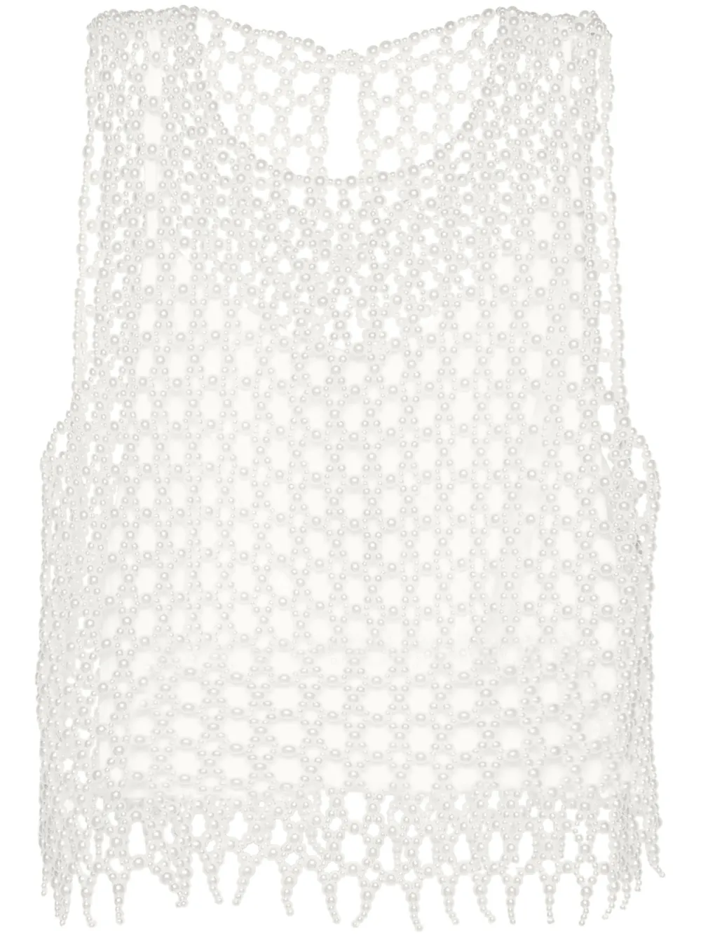 Укороченный топ с искусственным жемчугом Maje, белый
Укороченный топ с искусственным жемчугом Maje, белый