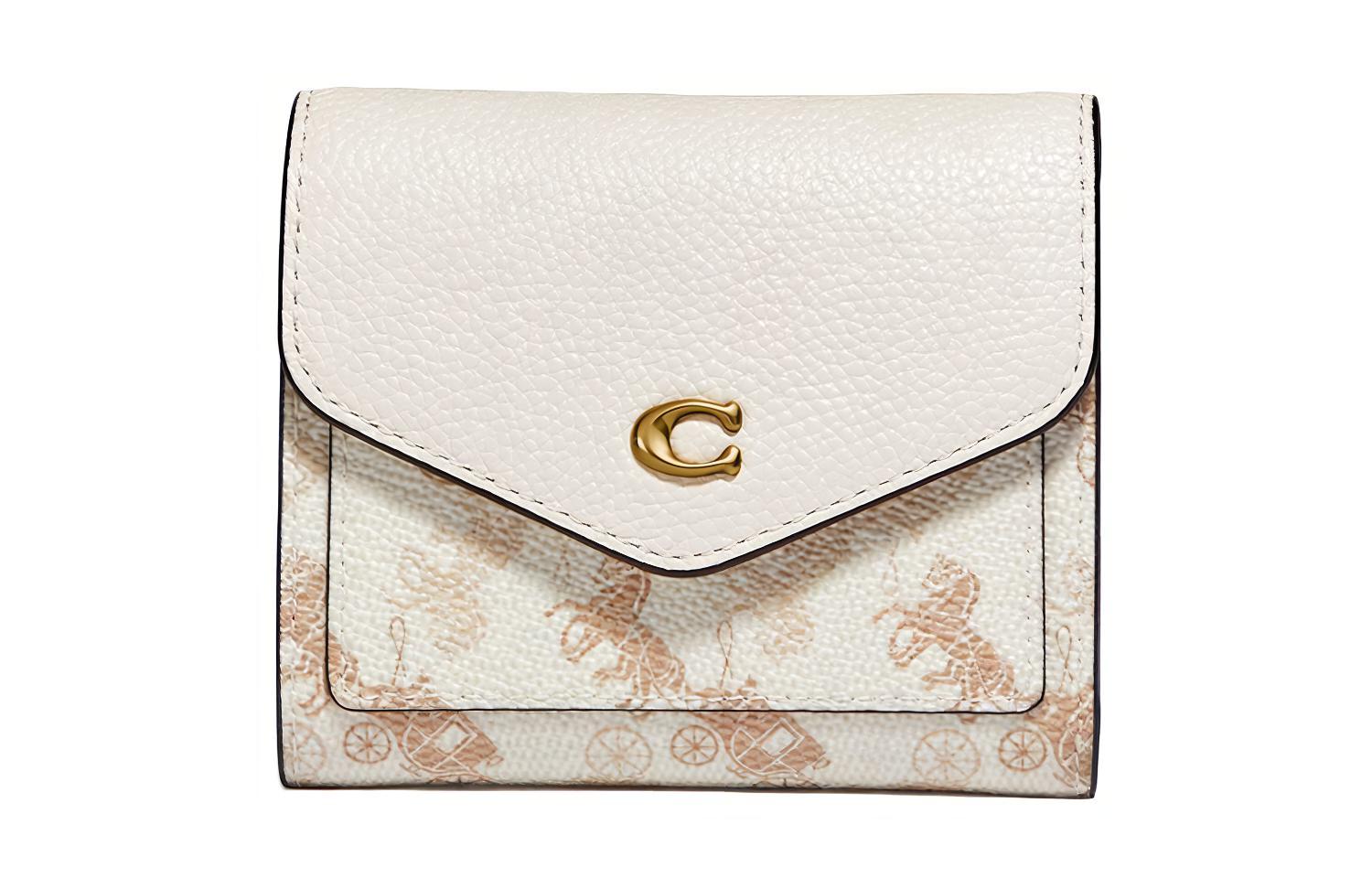 COACH Кожаный конверт кошелек для монет женский белый с принтом
COACH Кожаный конверт кошелек для монет женский белый с принтом