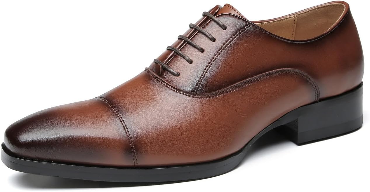 Мужские оксфорды Формальная обувь из кожи для свадьбы, смокинга, деловые дерби, модная повседневная обувь для мужчин Santimon, коричневый
Мужские оксфорды Формальная обувь из кожи для свадьбы, смокинга, деловые дерби, модная повседневная обувь для мужчин Santimon, коричневый