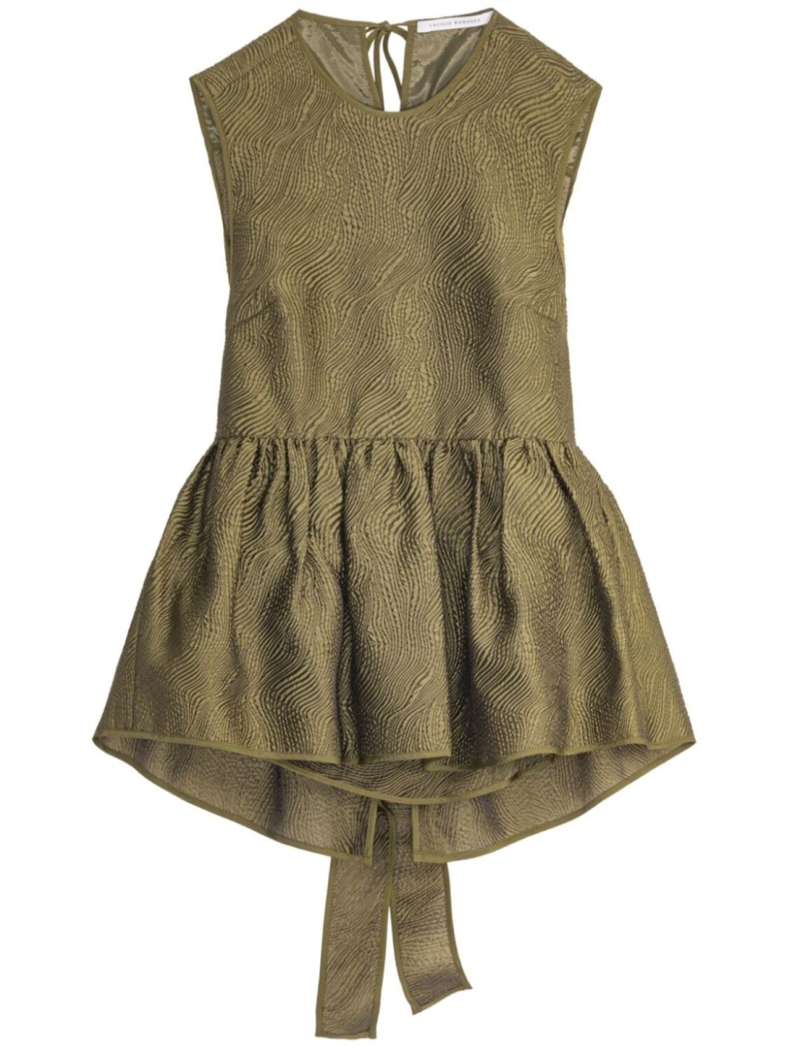 Топ с баской и бантом Cecilie Bahnsen, зеленый
Топ с баской и бантом Cecilie Bahnsen, зеленый