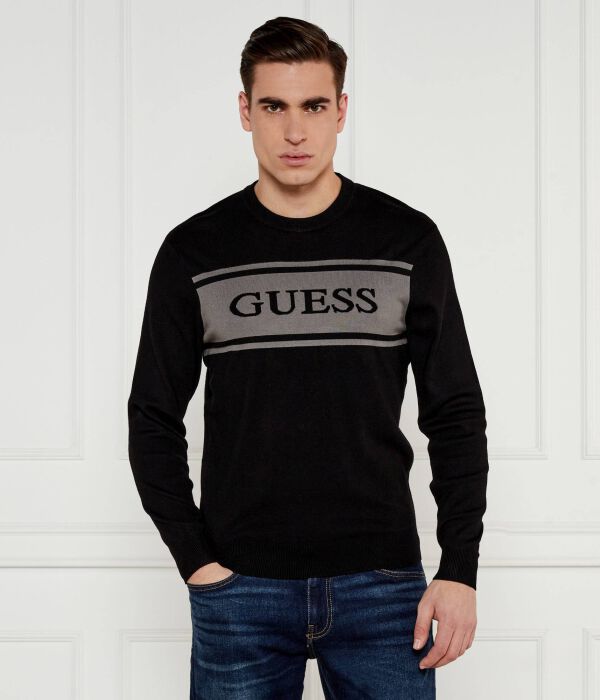 Свитер Guess Jeans Regular Fit с логотипом, черный
Свитер Guess Jeans Regular Fit с логотипом, черный