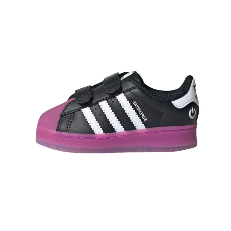 Обувь для малышей Superstar Baby, кроссовки Adidas Originals, черный/фиолетовый
Обувь для малышей Superstar Baby, кроссовки Adidas Originals, черный/фиолетовый