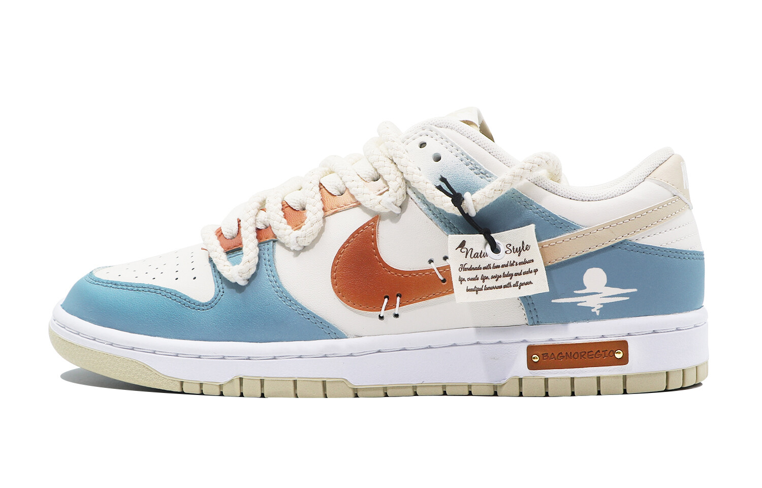 Мужские кроссовки для скейтбординга Nike Dunk, White/Blue/Brown
Мужские кроссовки для скейтбординга Nike Dunk, White/Blue/Brown