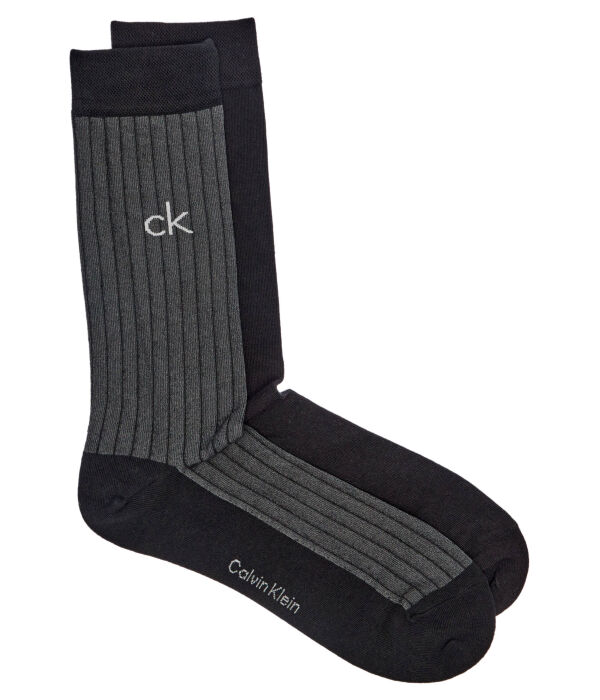 Носки мужские Calvin Klein хлопковые с монограммой 2 шт, черный/серый
Носки мужские Calvin Klein хлопковые с монограммой 2 шт, черный/серый