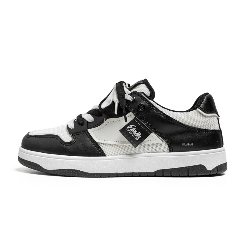 HUANAI Низкие скейтерские кроссовки мужские бело-черные, цвет White Black
HUANAI Низкие скейтерские кроссовки мужские бело-черные, цвет White Black