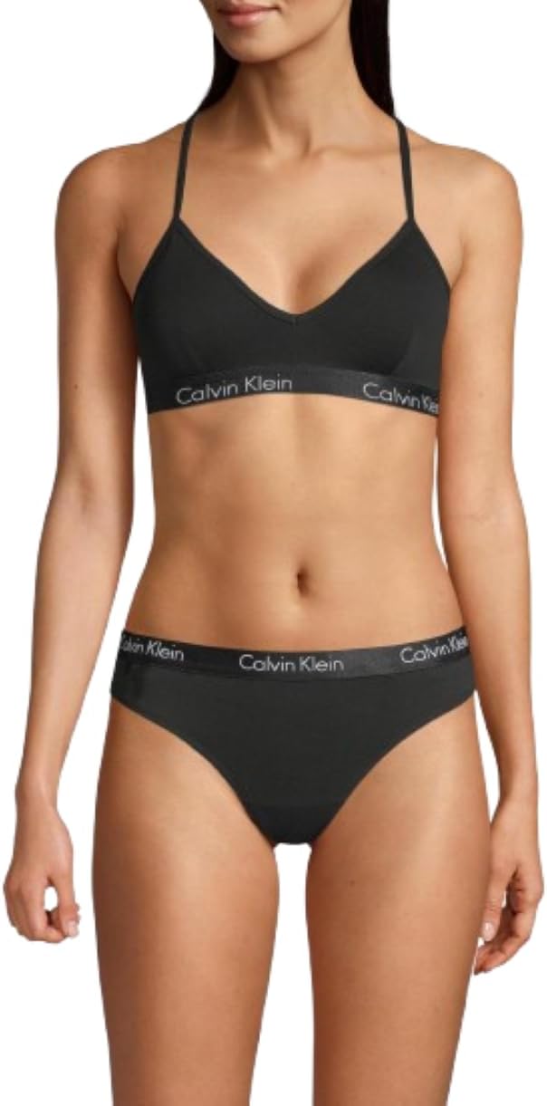 Женский бюстгальтер-бралетт Calvin Klein Motive Cotton Lightly Linen Bralette, Black
Женский бюстгальтер-бралетт Calvin Klein Motive Cotton Lightly Linen Bralette, Black