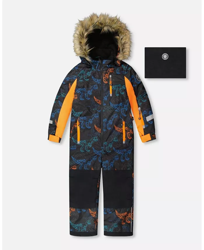 Комбинезон для игр в снегу Big Boys с принтом робота-динозавра Deux Par Deux, черный
Комбинезон для игр в снегу Big Boys с принтом робота-динозавра Deux Par Deux, черный