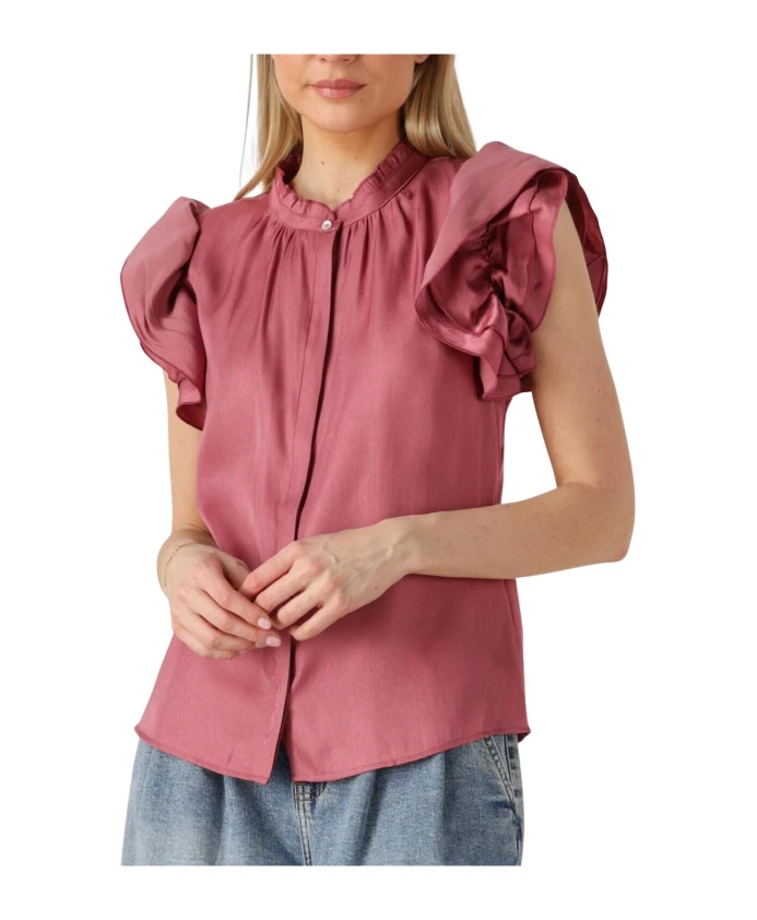 Розовая элегантная блузка gezana vis Aaiko, красный
Розовая элегантная блузка gezana vis Aaiko, красный