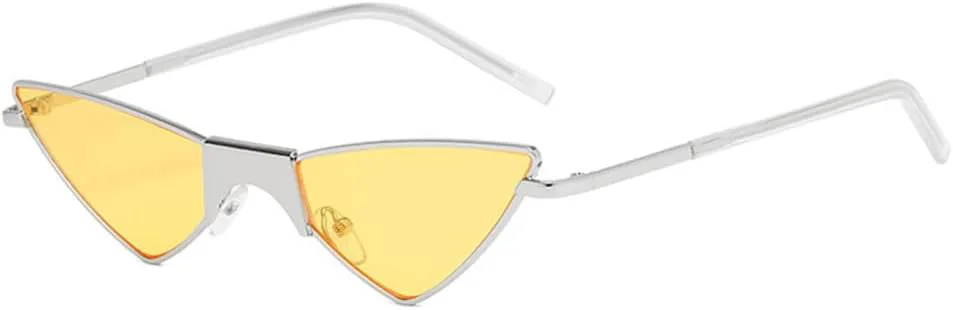 Модные женские солнцезащитные очки 2027 года: цветные маленькие очки из сплава для женщин и мужчин, с защитой от УФ-излучения UV400 MTZJH, C6 Silver -Yellow
Модные женские солнцезащитные очки 2027 года: цветные маленькие очки из сплава для женщин и мужчин, с защитой от УФ-излучения UV400 MTZJH, C6 Silver -Yellow