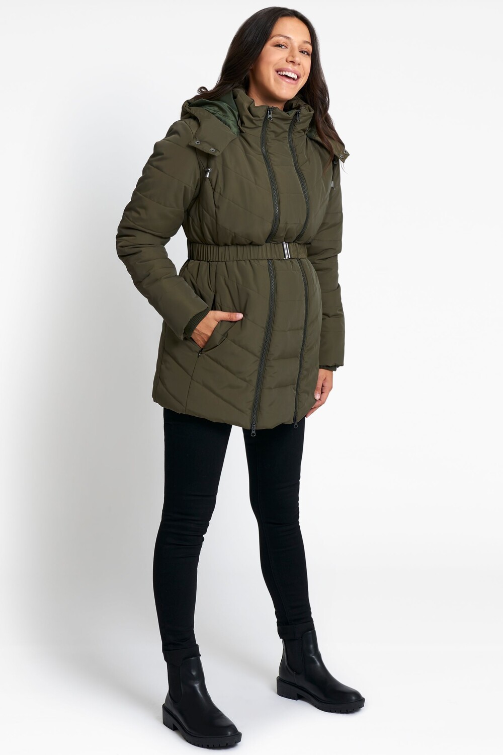 Пуховик для беременных JoJo Maman Bébé 2-в-1 Jojo Maman Bébé, хаки
Пуховик для беременных JoJo Maman Bébé 2-в-1 Jojo Maman Bébé, хаки