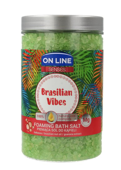 Соль для ванн-пенка Brasilian Vibes, 480 г On Line, Senses
Соль для ванн-пенка Brasilian Vibes, 480 г On Line, Senses