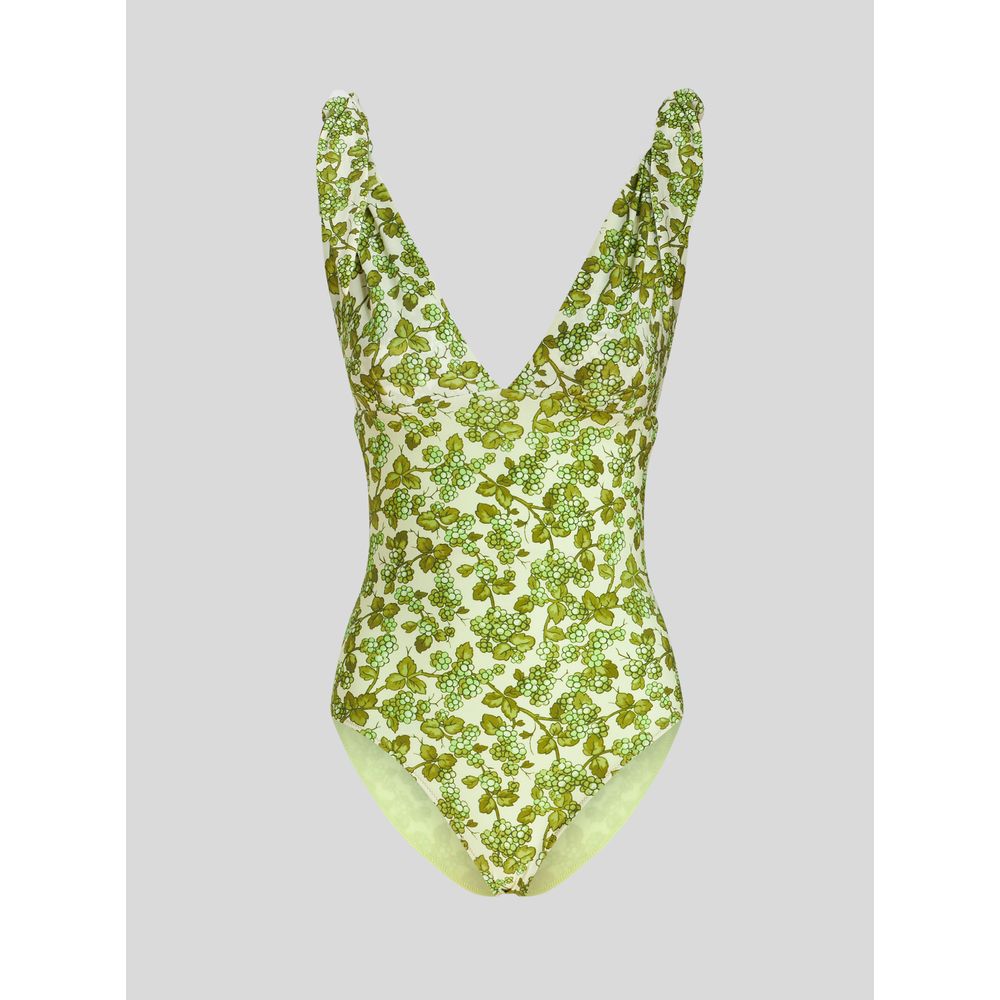 СЛИТНЫЙ КУПАЛЬНИК С ЯГОДНЫМ ПРИНТОМ ETRO, зеленый 
СЛИТНЫЙ КУПАЛЬНИК С ЯГОДНЫМ ПРИНТОМ ETRO, зеленый