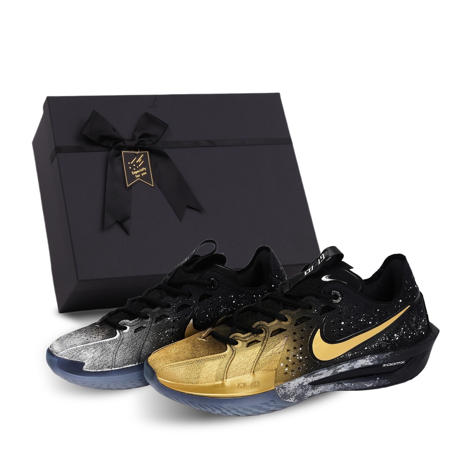 Nike Кроссовки для баскетбола Air Zoom G.T. Cut 3 Unisex низкие Black/Gray/Gold/Silver
Nike Кроссовки для баскетбола Air Zoom G.T. Cut 3 Unisex низкие Black/Gray/Gold/Silver