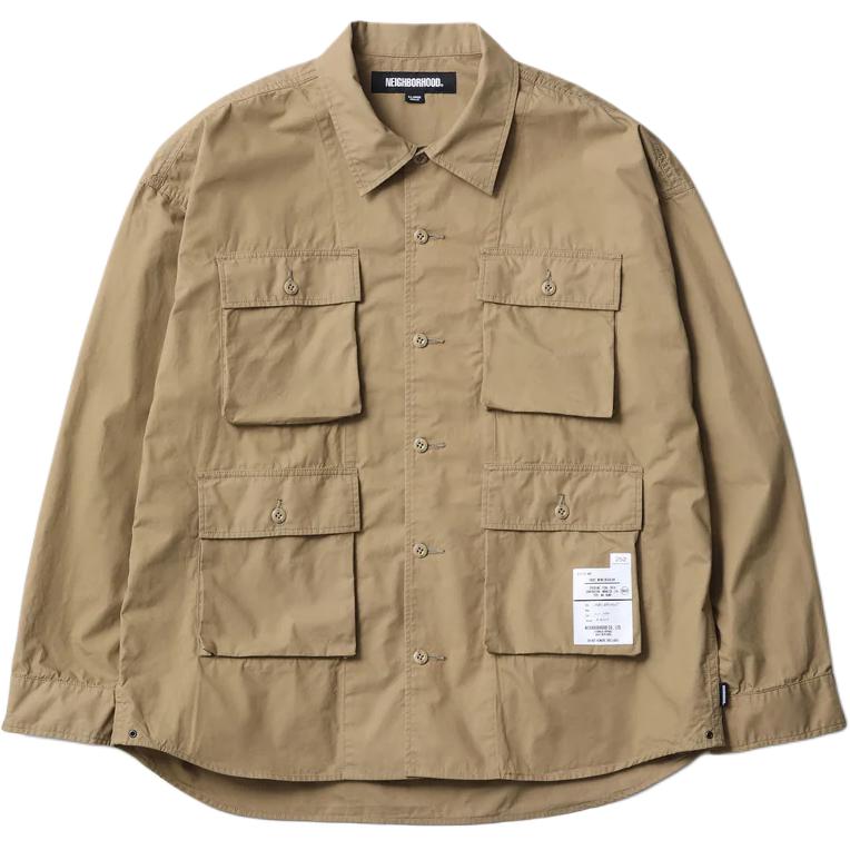Длинный рукав рубашка NEIGHBORHOOD, бежевый
Длинный рукав рубашка NEIGHBORHOOD, бежевый