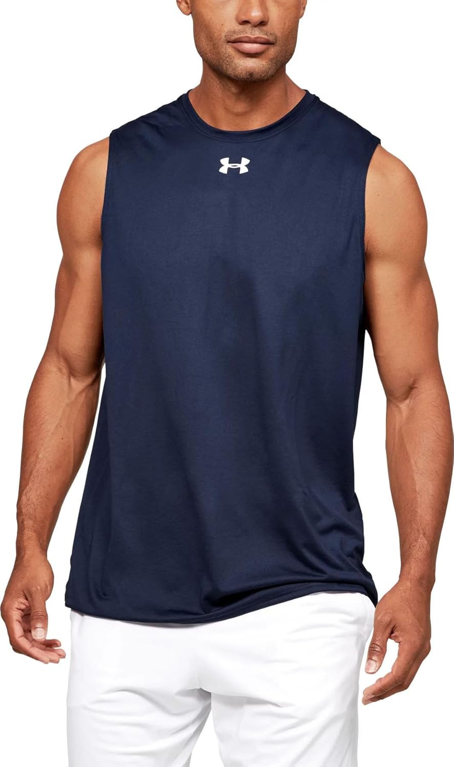 Under Armour Locker мужская майка, Midnight Navy-Metallic Silver
Under Armour Locker мужская майка, Midnight Navy-Metallic Silver