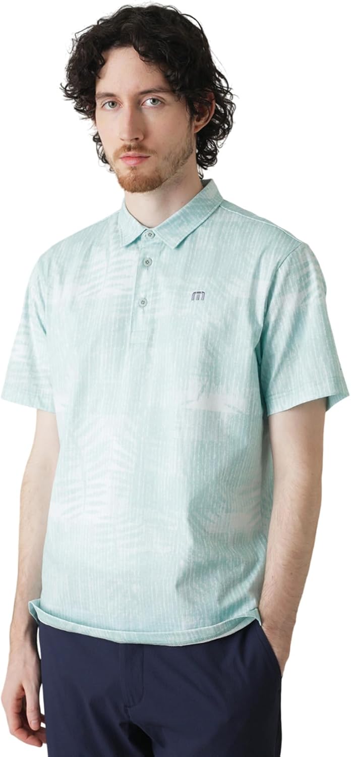 Мужская рубашка-поло с коротким рукавом (влагоотводящая, быстросохнущая, с принтом пальм) / для гольфа / 7AL009 Travis Mathew
Мужская рубашка-поло с коротким рукавом (влагоотводящая, быстросохнущая, с принтом пальм) / для гольфа / 7AL009 Travis Mathew