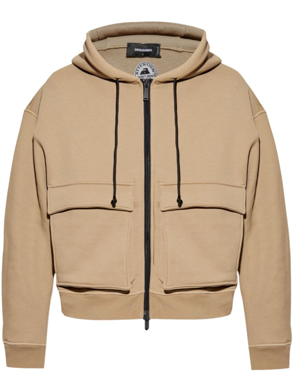 DSQUARED2 куртка с капюшоном, нейтральный цвет 
DSQUARED2 куртка с капюшоном, нейтральный цвет