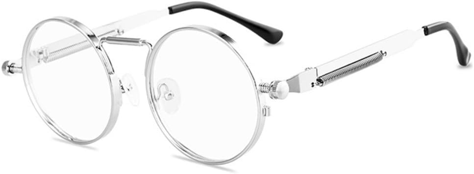 Панк-солнцезащитные очки для женщин, зеркальные круглые металлические солнцезащитные очки, винтажные мужские очки для вождения, защита от ультрафиолета UV400 MTZJH, Silver Clear
Панк-солнцезащитные очки для женщин, зеркальные круглые металлические солнцезащитные очки, винтажные мужские очки для вождения, защита от ультрафиолета UV400 MTZJH, Silver Clear