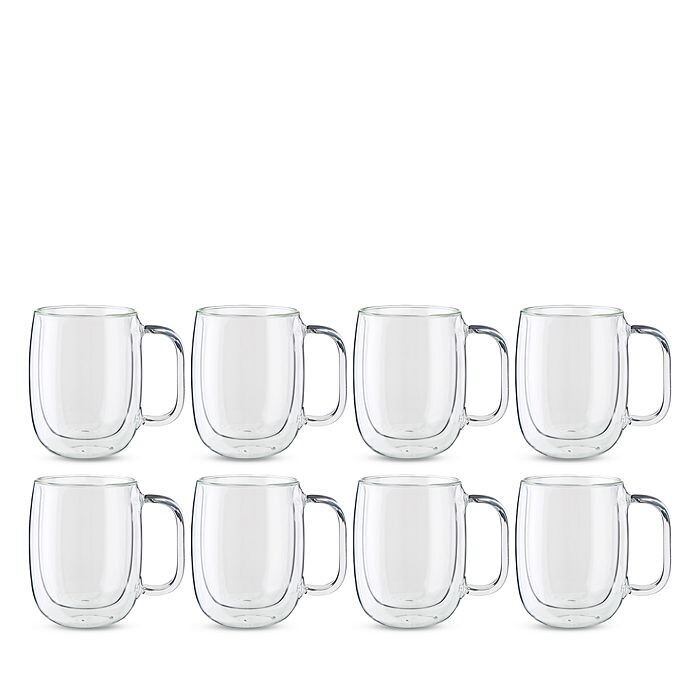 Zwilling J.A. Стеклянные кружки для кофе Henckels Sorrento Plus, набор из 8 шт, белый
Zwilling J.A. Стеклянные кружки для кофе Henckels Sorrento Plus, набор из 8 шт, белый