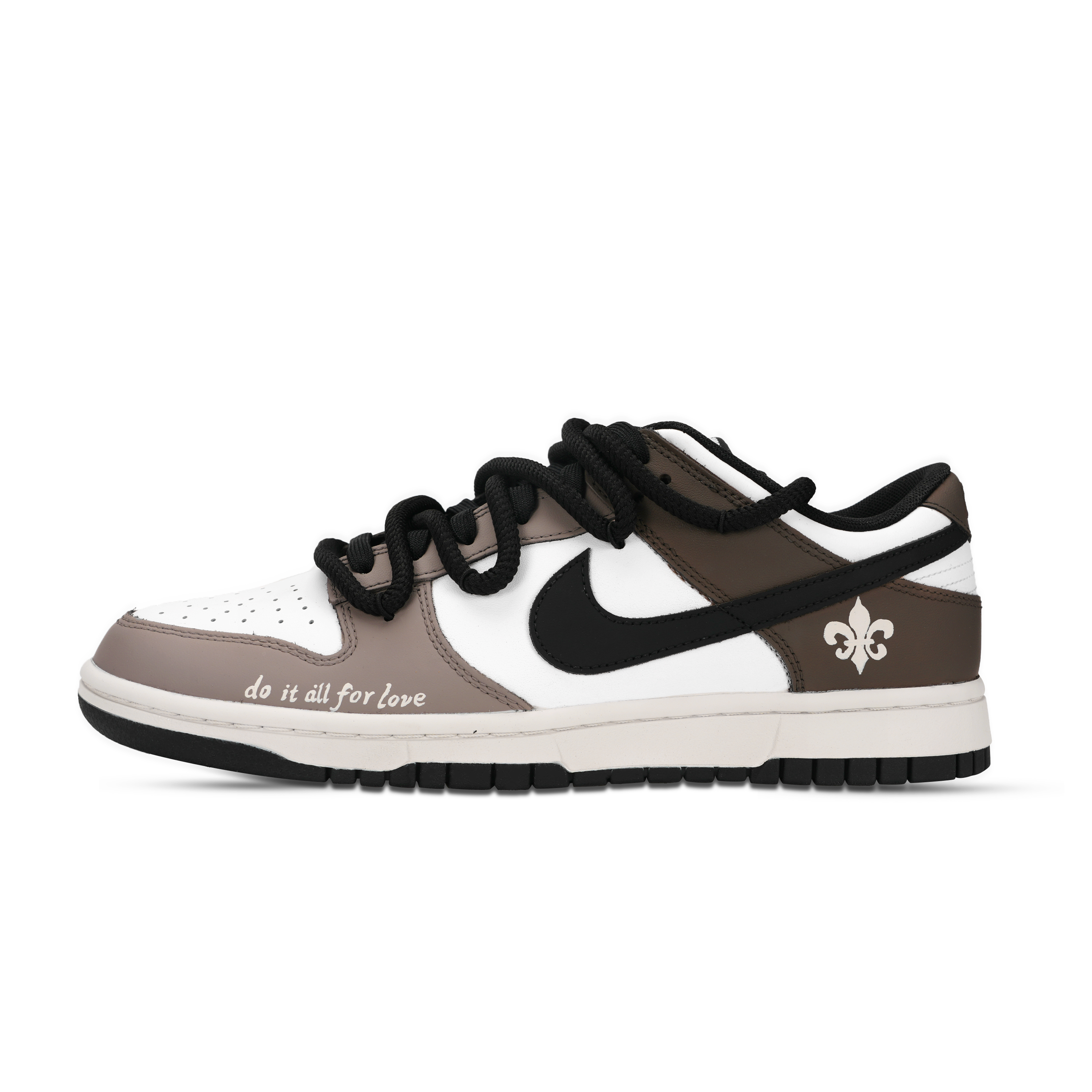 Nike Dunk Black White, European Flower, устойчивые к истиранию и скольжению низкие кроссовки для скейтбординга Unisex Dark Coffee
Nike Dunk Black White, European Flower, устойчивые к истиранию и скольжению низкие кроссовки для скейтбординга Unisex Dark Coffee