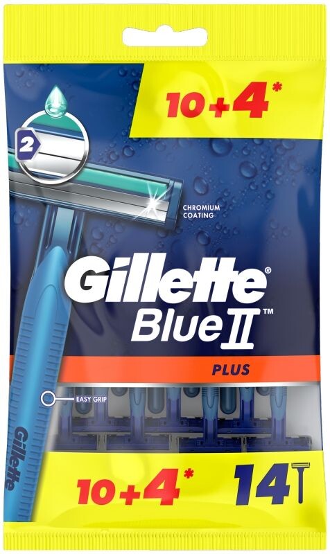 Gillette Blue2 Plus бритва для мужчин, 14 шт.
Gillette Blue2 Plus бритва для мужчин, 14 шт.