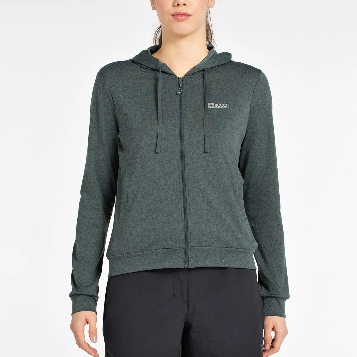 Женский свитшот Vermax +8000, темно-зеленый 
Женский свитшот Vermax +8000, темно-зеленый