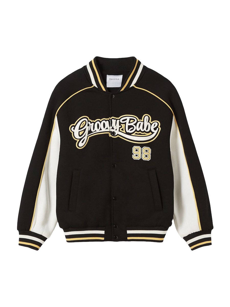 Куртка межсезонная Bershka, черный
Куртка межсезонная Bershka, черный