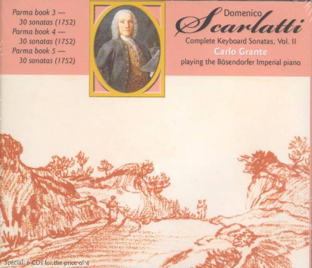 Диск CD Scarlatti: Complete Keyboard Sonatas, Vol. 2 - Domenico Scarlatti, Carlo Grante
Диск CD Scarlatti: Complete Keyboard Sonatas, Vol. 2 - Domenico Scarlatti, Carlo Grante