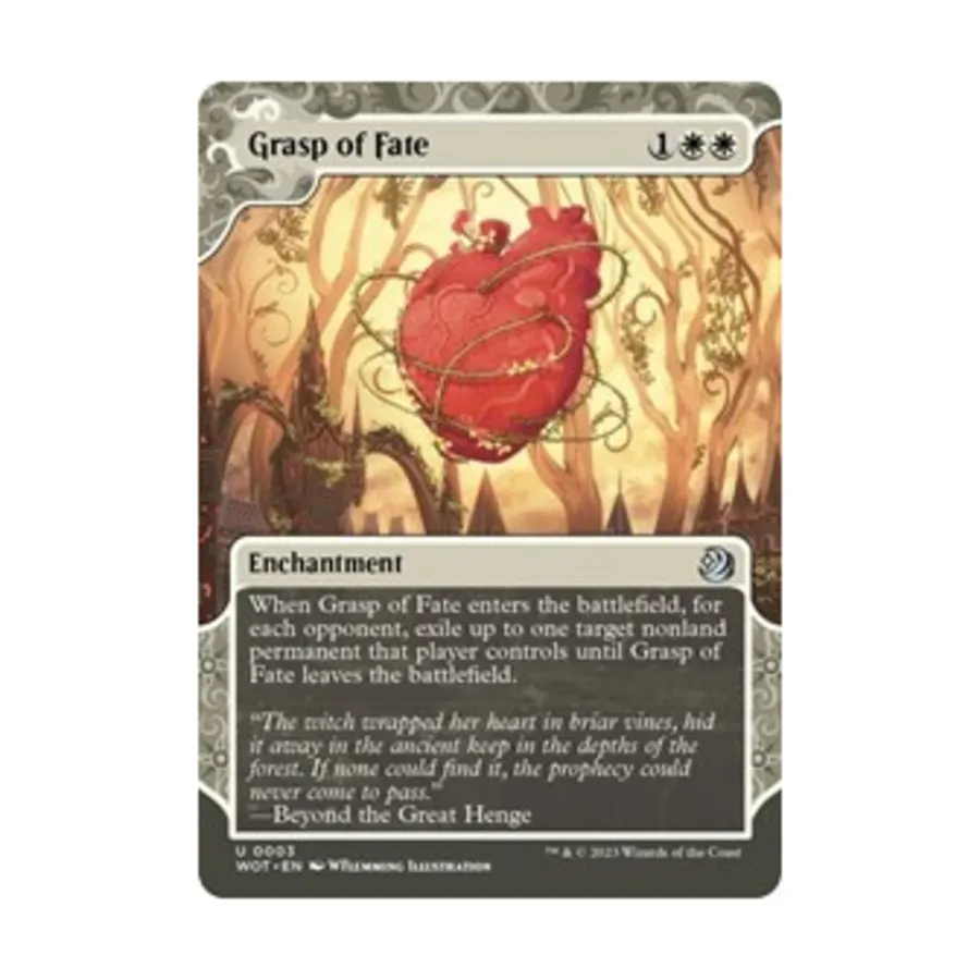 CCG Хватка судьбы (U), MTG - Wilds of Eldraine: Enchanting Tales
CCG Хватка судьбы (U), MTG - Wilds of Eldraine: Enchanting Tales