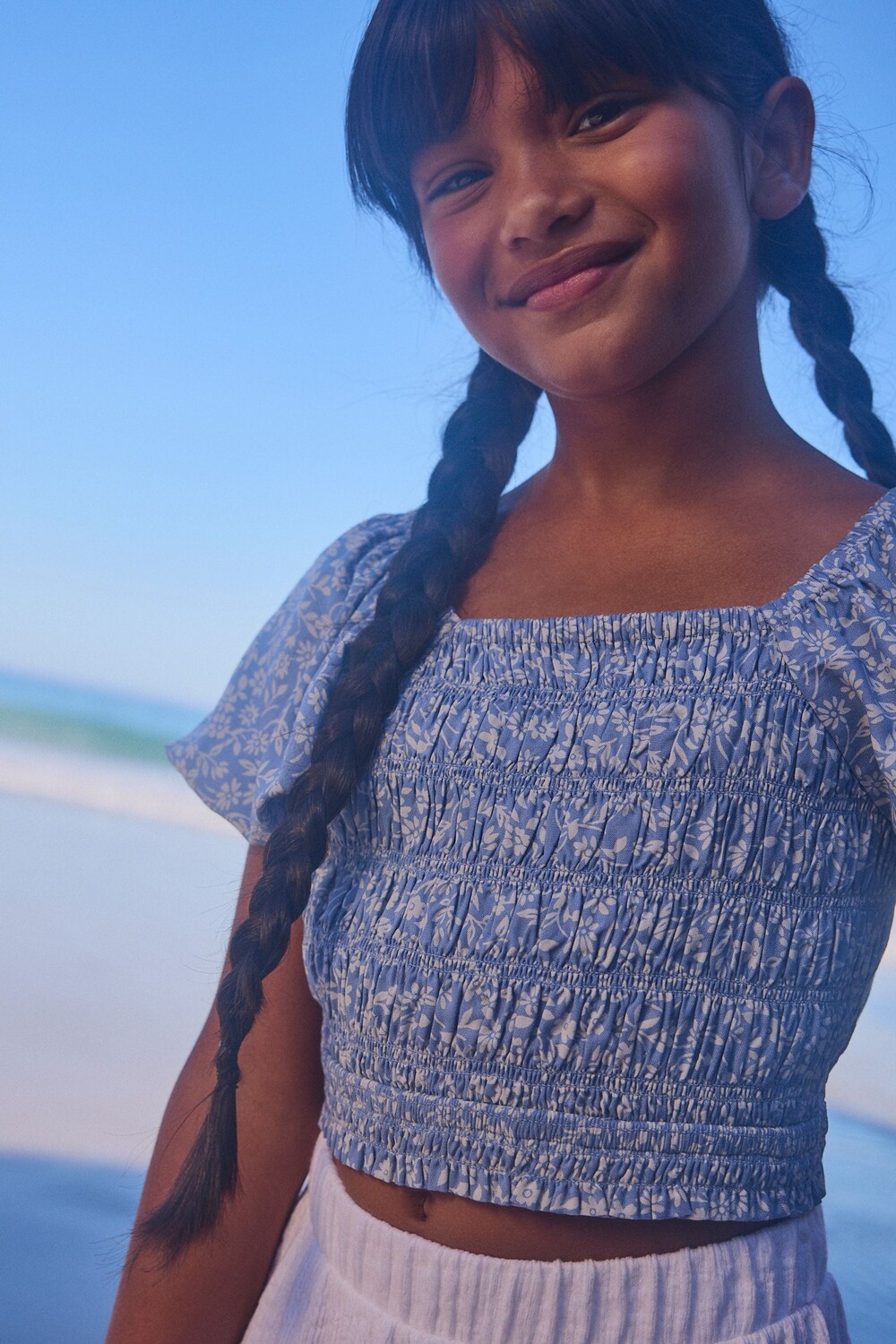 Блуза с принтом и сборками (3 16 лет) Next, синий
Блуза с принтом и сборками (3 16 лет) Next, синий