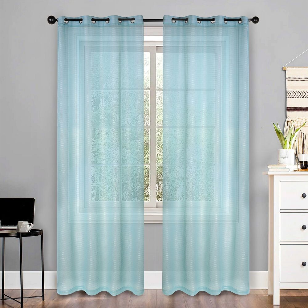 Комплект из 2 прозрачных оконных штор с люверсами SUPERIOR Jackson Stripe, цвет Baby Blue
Комплект из 2 прозрачных оконных штор с люверсами SUPERIOR Jackson Stripe, цвет Baby Blue