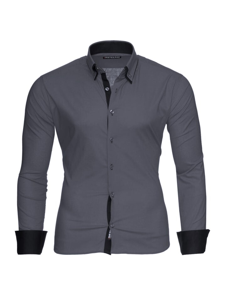 Рубашка RESLAD Hemd Alabama Kontrast, цвет anthrazit-schwarz
Рубашка RESLAD Hemd Alabama Kontrast, цвет anthrazit-schwarz