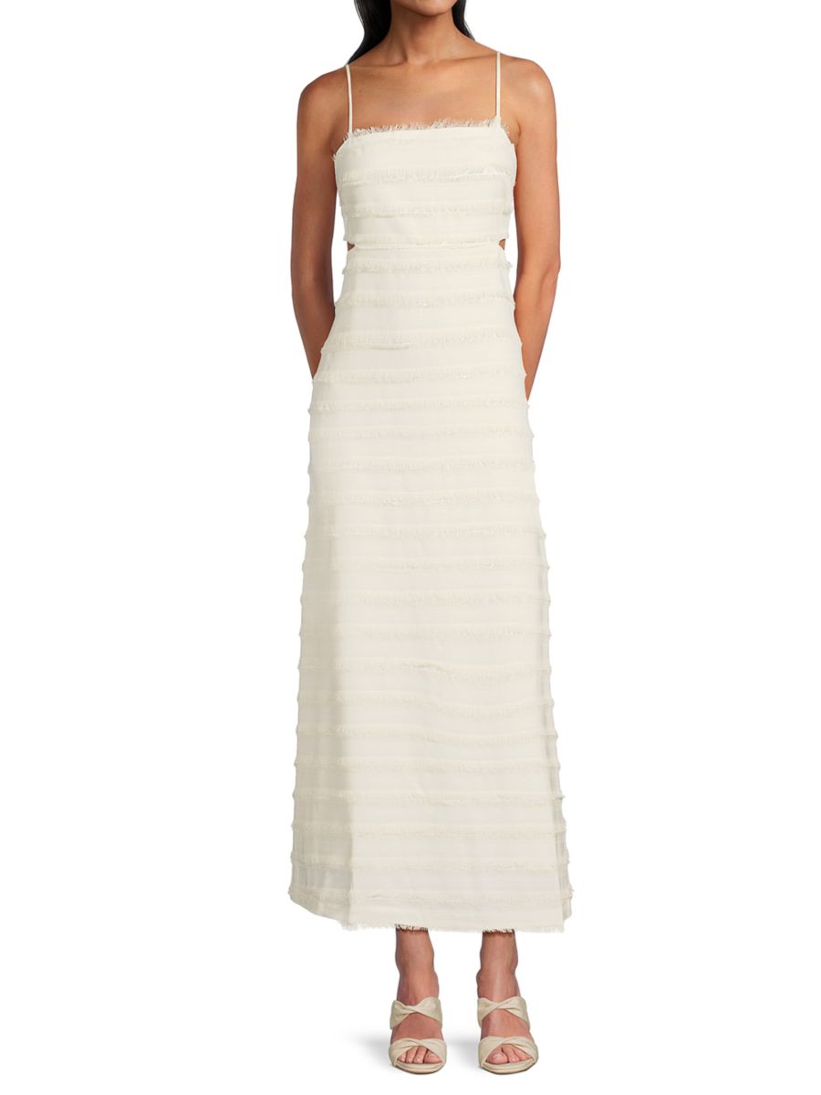 Платье макси Bryson с бахромой Cami NYC, цвет Ceramic
Платье макси Bryson с бахромой Cami NYC, цвет Ceramic