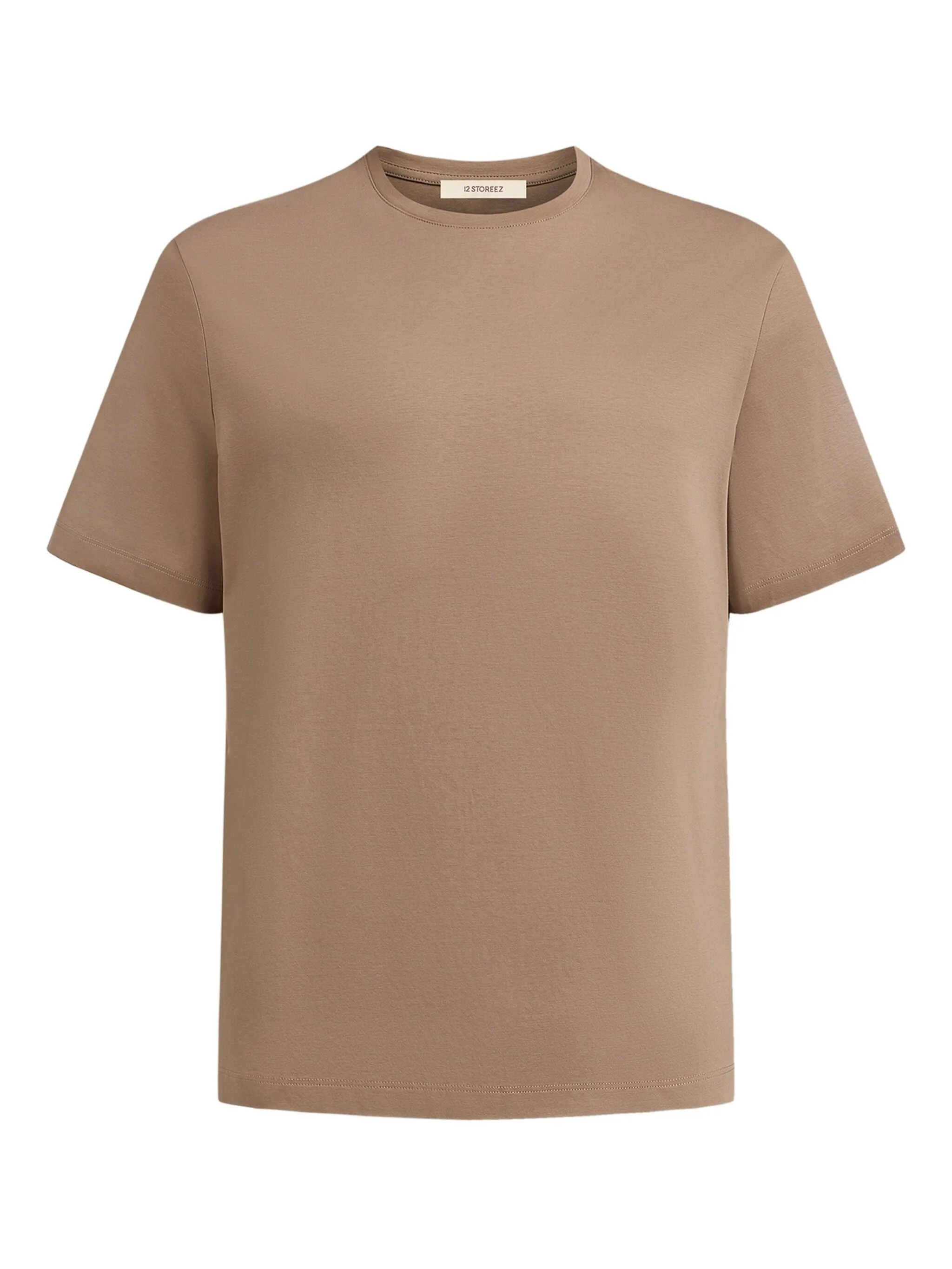 Футболка с круглым вырезом 12 Storeez, коричневый
Футболка с круглым вырезом 12 Storeez, коричневый