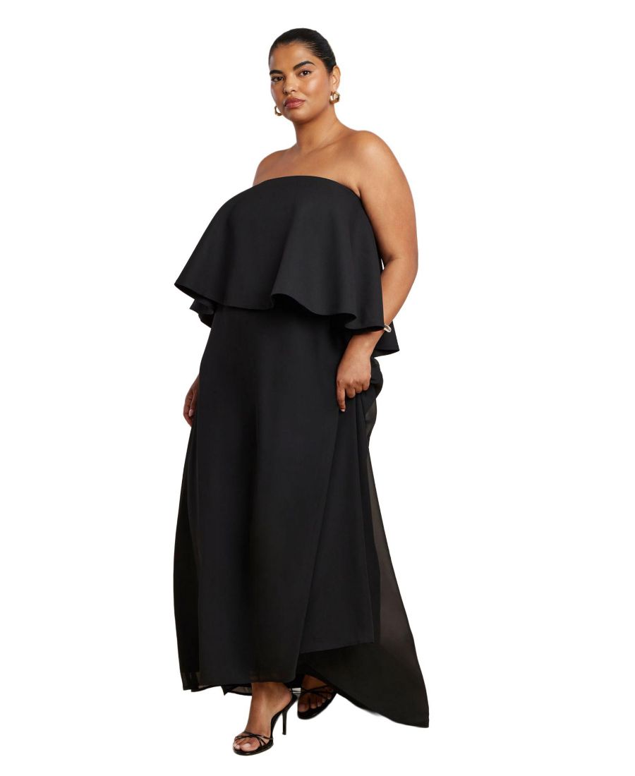 Женское платье с баской на лифе ELOQUII, Black onyx
Женское платье с баской на лифе ELOQUII, Black onyx