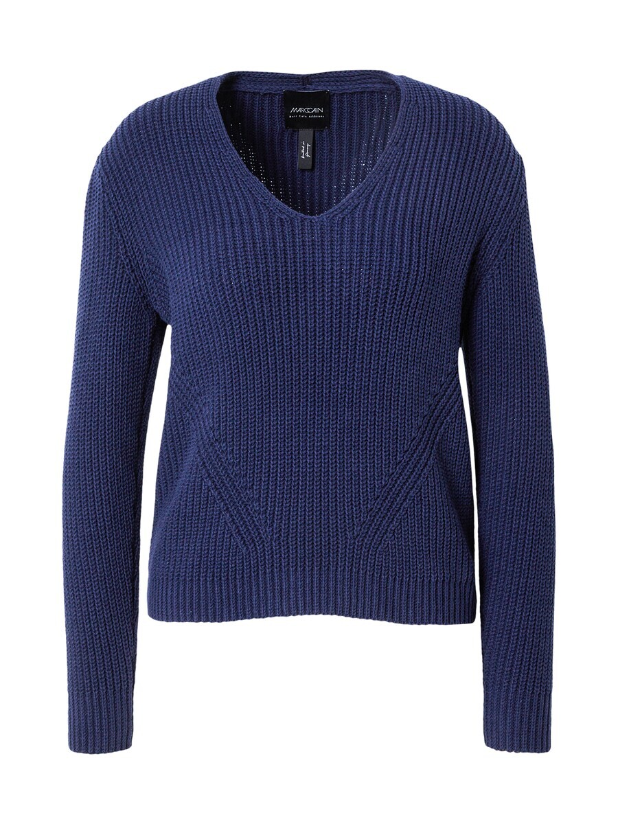 Базовый свитер Marc Cain Sweater, темно-синий 
Базовый свитер Marc Cain Sweater, темно-синий