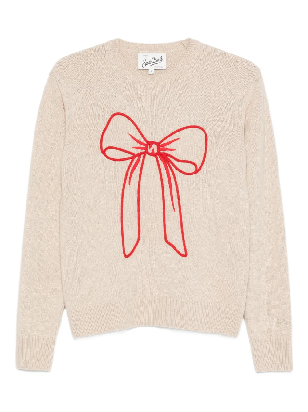 Свитер New Queen с бантом Mc2 Saint Barth, бежевый
Свитер New Queen с бантом Mc2 Saint Barth, бежевый