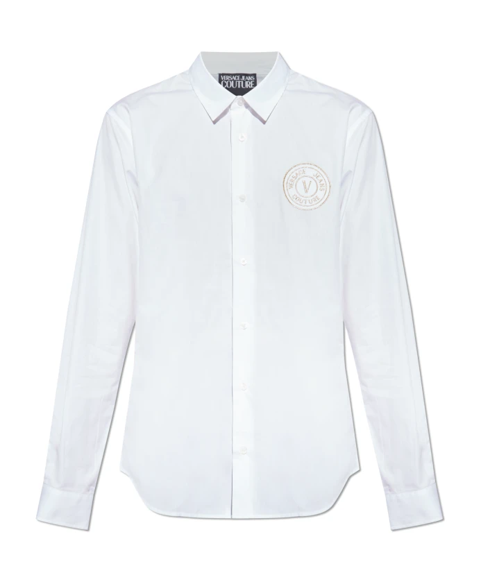 Рубашка с вышитым логотипом Versace Jeans Couture, белый
Рубашка с вышитым логотипом Versace Jeans Couture, белый