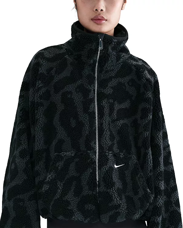 Уличная куртка шерпа Nike, черный
Уличная куртка шерпа Nike, черный