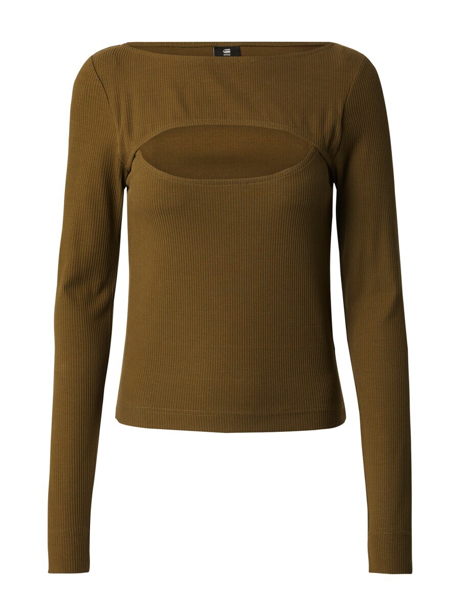 Лонгслив G-Star RAW, оливковый 
Лонгслив G-Star RAW, оливковый