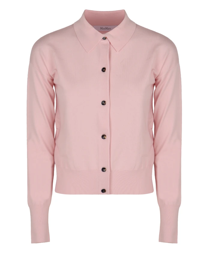 Женственный шерстяной кардиган Max Mara, розовый
Женственный шерстяной кардиган Max Mara, розовый