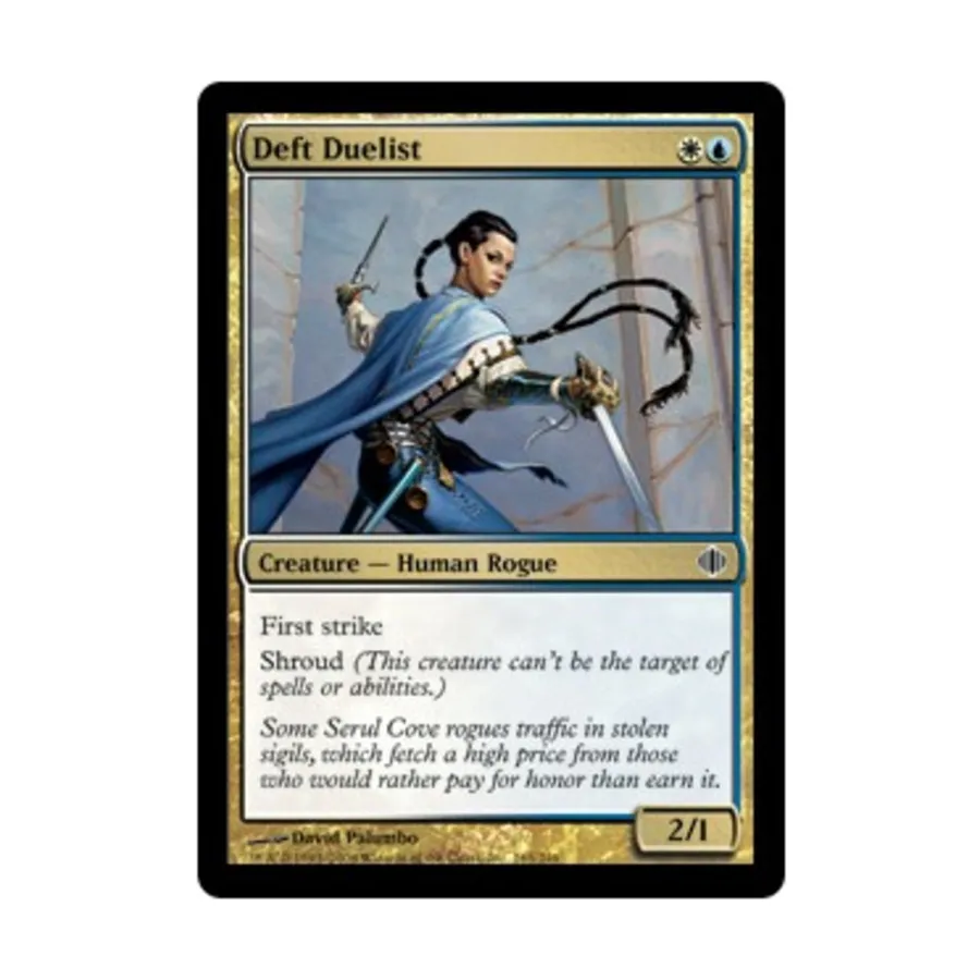 CCG Ловкий дуэлянт (C) (Рольга), MTG - Shards of Alara
CCG Ловкий дуэлянт (C) (Рольга), MTG - Shards of Alara