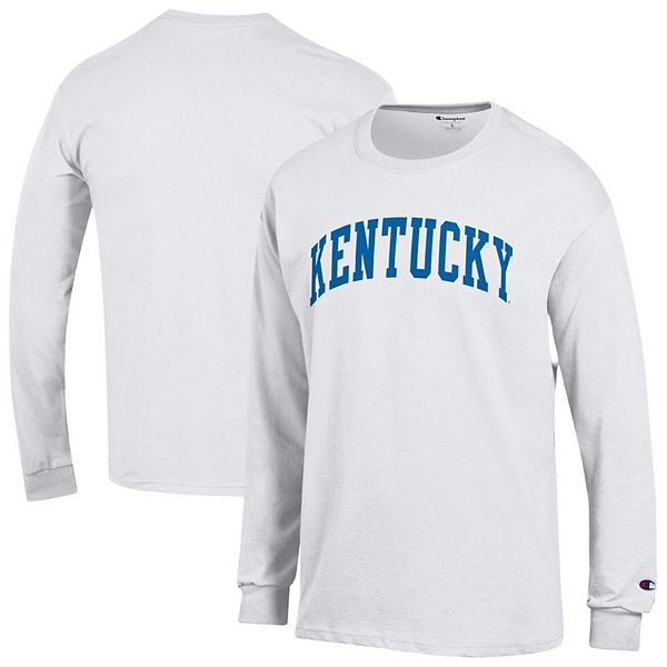 Мужская белая футболка kentucky wildcats basic arch с длинным рукавом Champion
Мужская белая футболка kentucky wildcats basic arch с длинным рукавом Champion