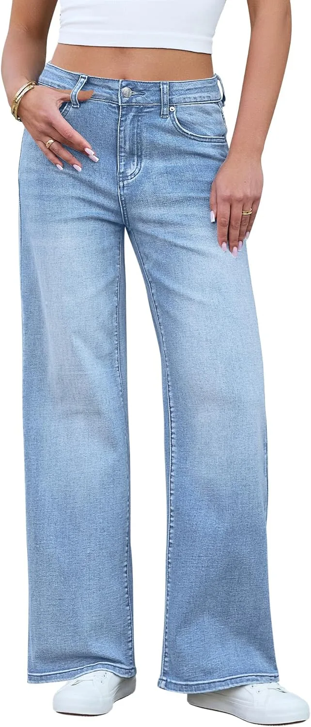 GRAPENT джинсы Wide Leg для женщин, высокие, эластичные
GRAPENT джинсы Wide Leg для женщин, высокие, эластичные