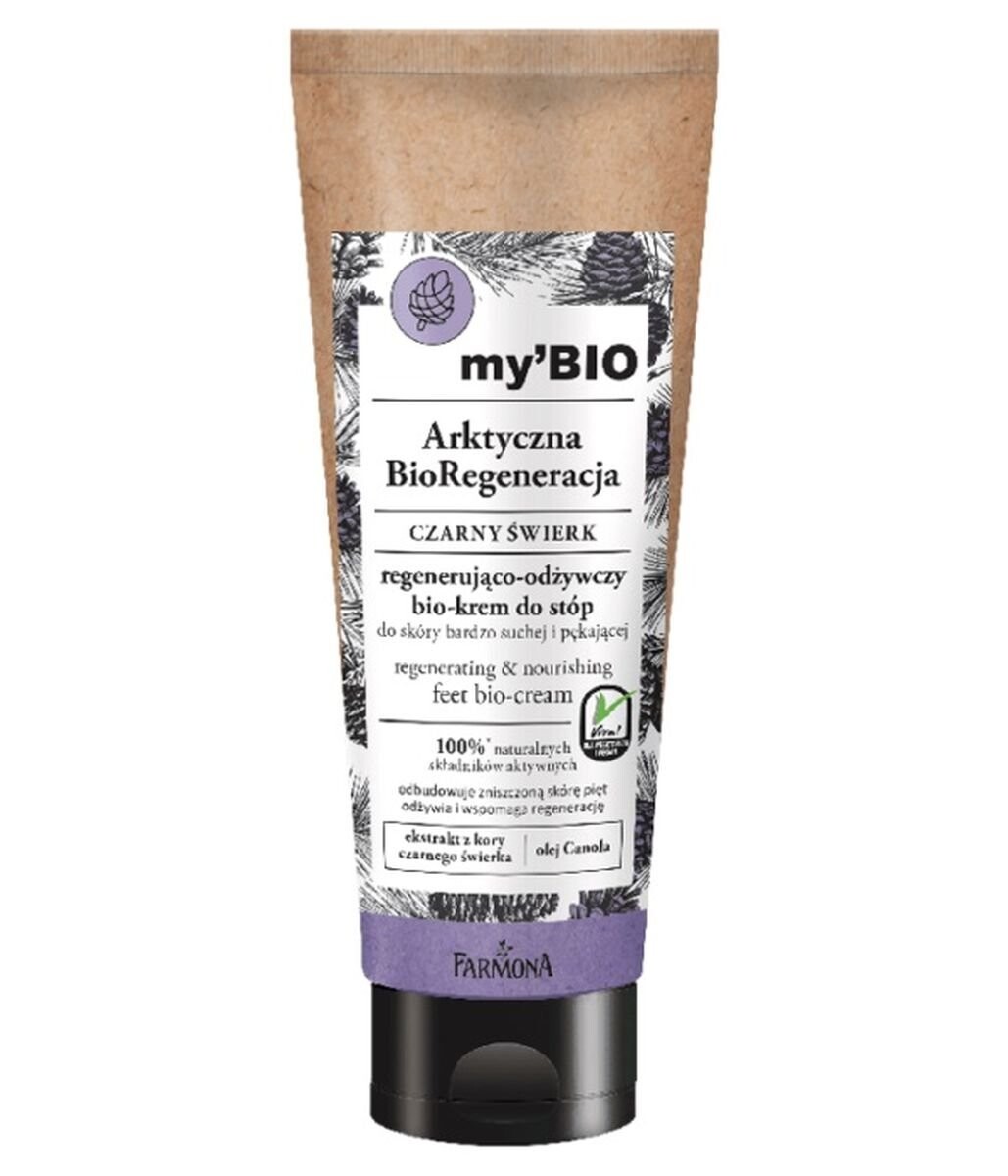 Farmona, my'BIO Arctic Bio Regency Black Spruce, регенерирующий и питательный биокрем для ног, 100 мл
Farmona, my'BIO Arctic Bio Regency Black Spruce, регенерирующий и питательный биокрем для ног, 100 мл