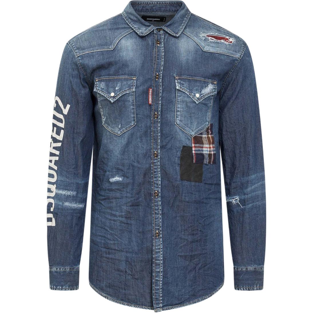 Мужская рубашка DSQUARED 2, синий
Мужская рубашка DSQUARED 2, синий