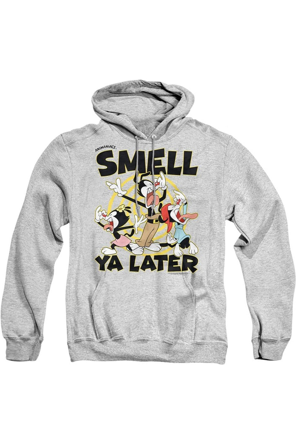 Animaniacs Smell Ya Later для взрослых, толстовка с капюшоном / толстовка с капюшоном Gildan, цвет athletic heather 
Animaniacs Smell Ya Later для взрослых, толстовка с капюшоном / толстовка с капюшоном Gildan, цвет athletic heather