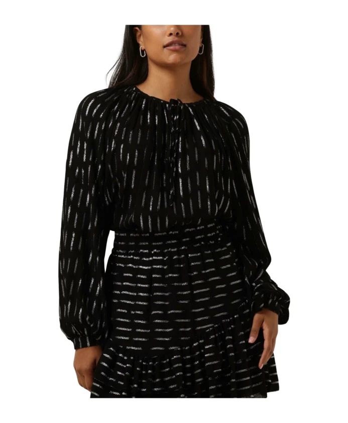 Серебряная блузка женская блузка Amaya Amsterdam, черный
Серебряная блузка женская блузка Amaya Amsterdam, черный